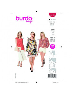 Patron Burda 6126 - Tunique et Robe classique du 34 au 44