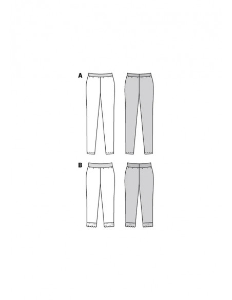 Patron Burda 6011 - Legging sport avec variations de longueurs du 34 au 44