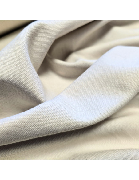 Demi-natté, aspect lin, uni naturel, en 150