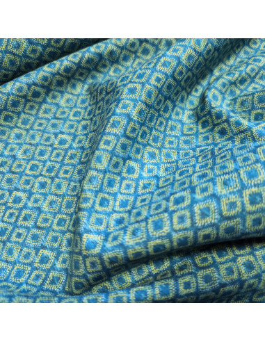 Popeline de coton "voile", impression digitale esprit batik, 60733