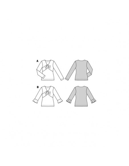 Patron Burda 5886-T-shirt