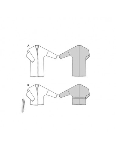 Patron Burda 5883-Veste & manteau