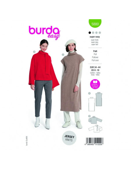Patron Burda 5880-Pull
