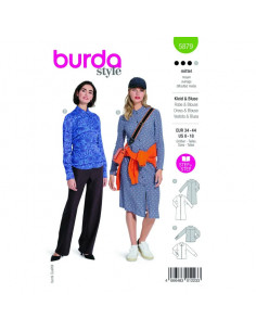 Patron Burda 5879-Robe & blouse