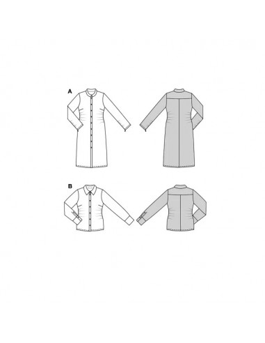 Patron Burda 5879-Robe & blouse