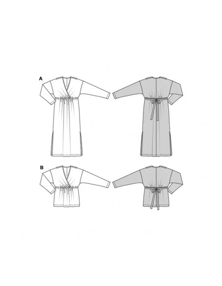 Patron Burda 5864-Robe & tunique