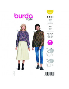 Patron Burda 5862-Blouse