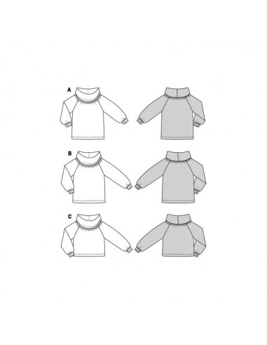 Patron Burda 5858-Pull