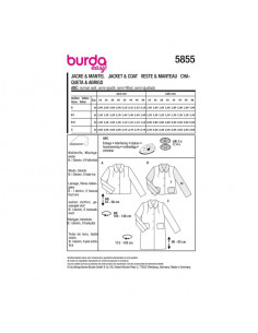 Patron Burda 5855-Veste & manteau 2