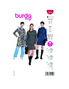 Patron Burda 5854-Robe