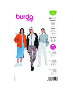 Patron Burda 5848-Blouson