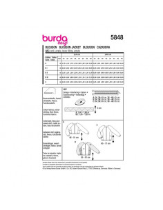 Patron Burda 5848-Blouson 2