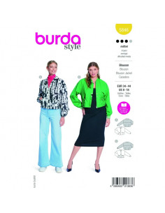 Patron Burda 5846 - Robe utility du 34 au 44