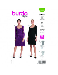 Patron Burda 5835-Robe
