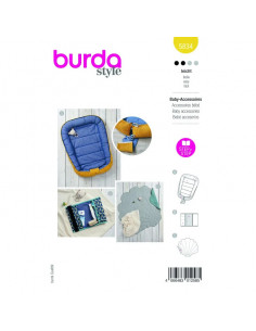 Patron Burda 5834-Accessoires bébé