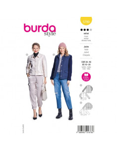 Patron Burda 5799 - Veste tendance