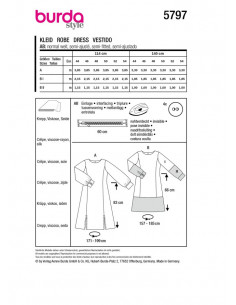 Patron Burda 5797 - Robe couture princesse 2