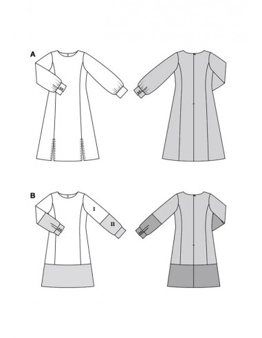 Patron Burda 5797 - Robe couture princesse