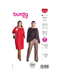 Patron Burda 5796 - Robes et pulls