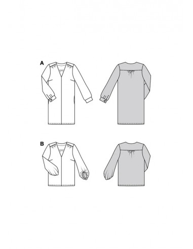 Patron Burda 5783 - Robe raffinnée