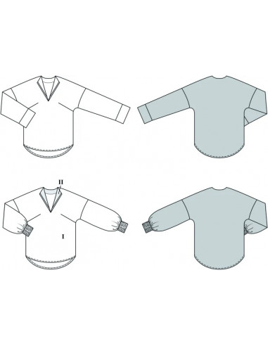 Patron Burda 5780 - Chemisier élégant