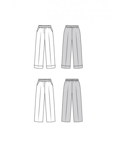 Patron Burda 5778 - Pantalon élégant et décontracté