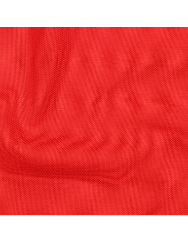 Tissu, Canvas Uni, Rouge Vif, Laize 140 cm, 100% Coton 322g/m²