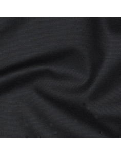 Tissu, Canvas Uni, Noir, Laize 140 cm, 100% Coton 322g/m² 2