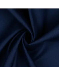 Tissu, Popeline de Coton Unie, Bleu Marine, Laize 150 cm, 100% Coton 195g/ml 2