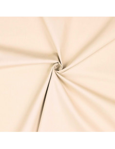 Popeline de coton unie, naturel