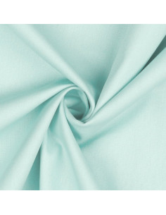 Popeline de coton unie, vert menthe clair 2