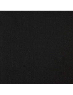 Popeline de coton unie, noir