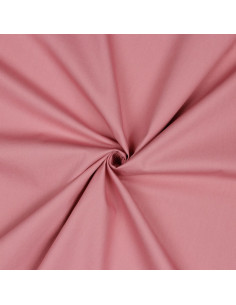 Popeline de coton unie, rose