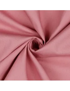 Tissu, Popeline de Coton Unie, Rose Poudré, Laize 150 cm, 100% Coton 195g/m² 2