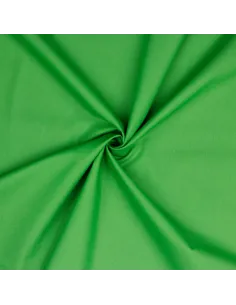 Tissu, Popeline de Coton Unie, Vert Prairie, Laize 150 cm, 100% Coton 130g/m²