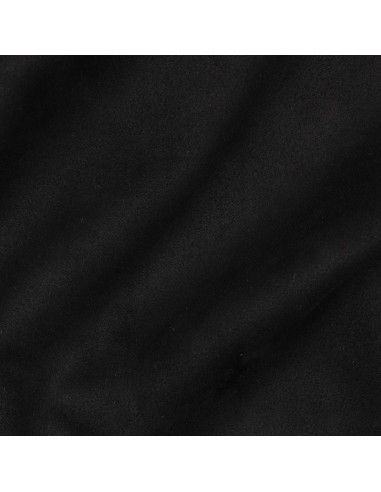 Tissu, Suédine Scuba Stretch Uni, Noir, Laize 150 cm, 96% Polyester 4% Spandex 280g/m²