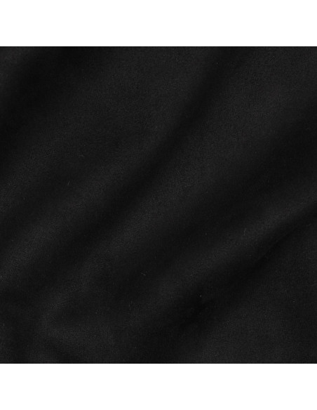 Tissu, Suédine Scuba Stretch Uni, Noir, Laize 150 cm, 96% Polyester 4% Spandex 280g/m²