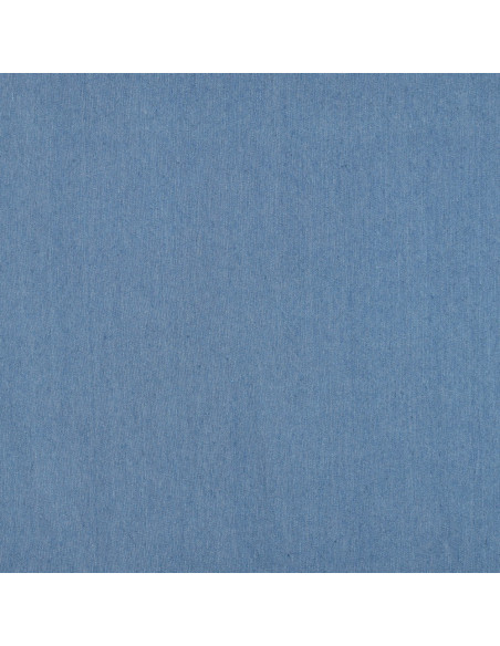 Tissu, Jean Stretch Uni, Bleu Clair, Laize 150 cm, Coton Recyclé 255g/m²