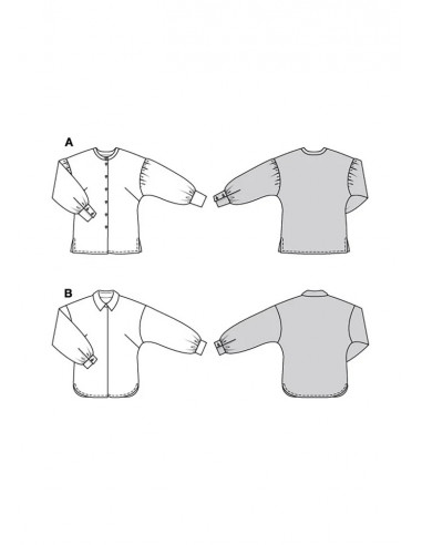 Patron Burda 5775 - Blouses