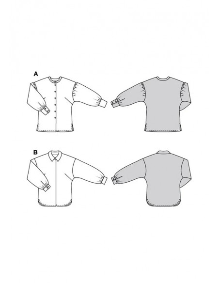 Patron Burda 5775 - Blouses