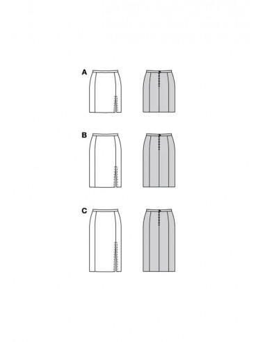 Patron Burda 5773 - Jupes polyvalentes