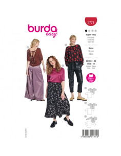 Patron Burda 5771 - Trois blouses