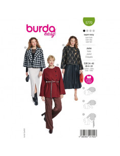 Patron Burda 5770 - Vestes tendances