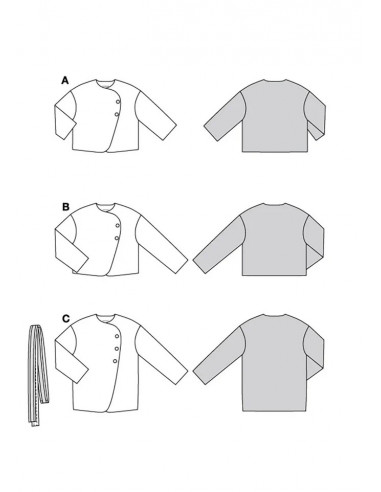 Patron Burda 5770 - Vestes tendances