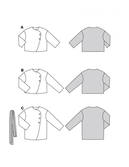 Patron Burda 5770 - Vestes tendances