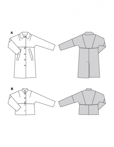 Patron Burda 5769 - Cape raffinnée