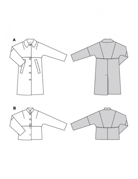 Patron Burda 5769 - Cape raffinnée