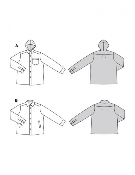 Patron Burda 5768 - Veste légère et cardigans