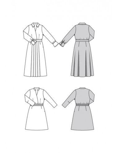 Patron Burda 5767 - Robes intemporelles
