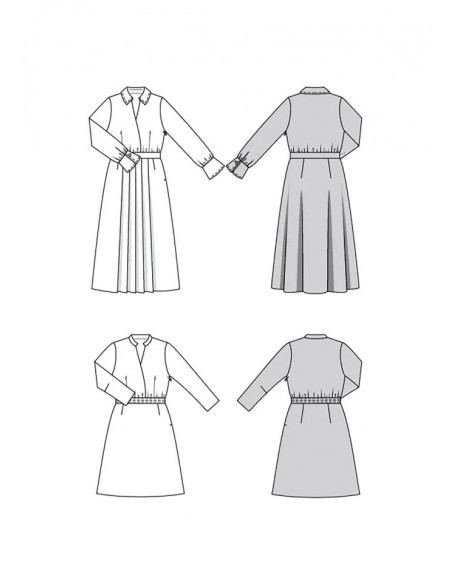 Patron Burda 5767 - Robes intemporelles